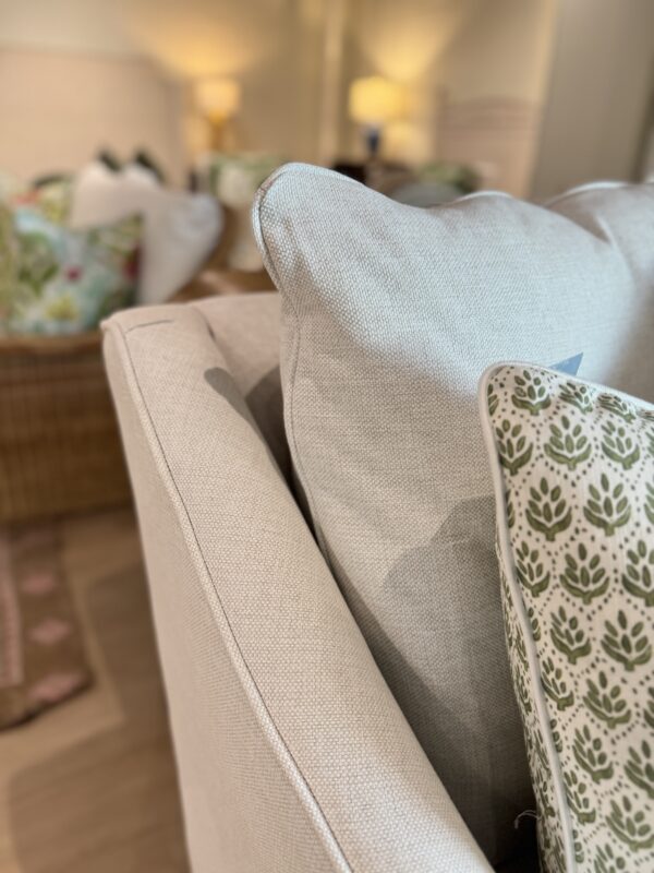 Poppy’s line AM swivel & rock chair and bleach cleanable fabric revolution Hailey bone - Image 6