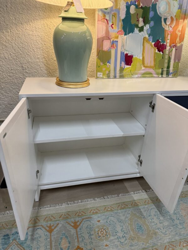 Bailey Street 4-Door Grass Cloth Credenza - Image 11