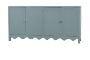 Chloe four door Sideboard | BBE Blue finish