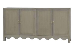 Chloe four door Sideboard | sand dollar finish