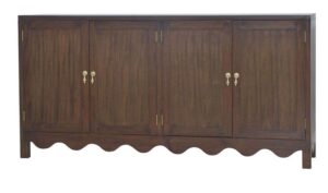 Chloe four door Sideboard | Teak Brown