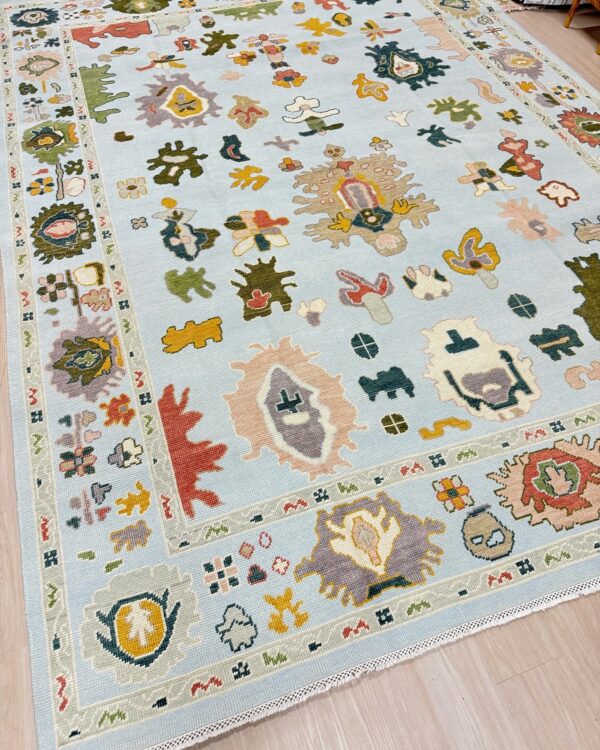9 x 12   Turkish rug 100% wool Copy - Image 8