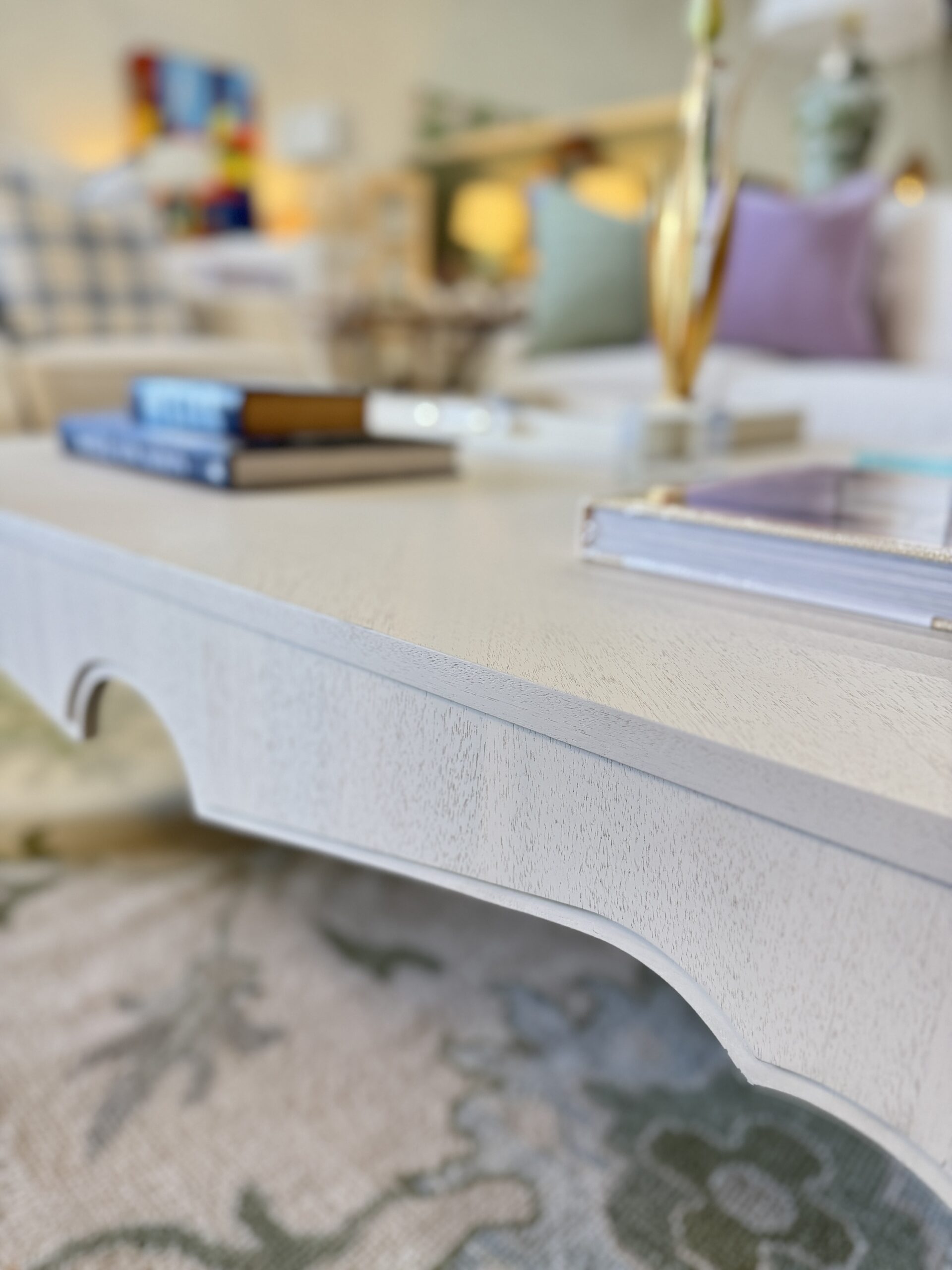 Whitewash Square Island cocktail table - Image 2