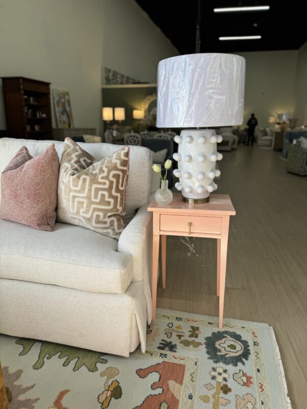 Single vintage sideTable | BM vivid peach - Image 5