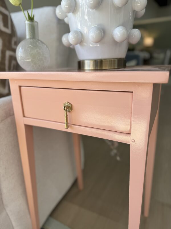 Single vintage sideTable | BM vivid peach - Image 6