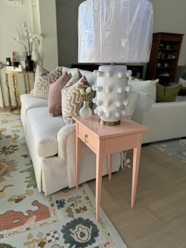 Single vintage sideTable | BM vivid peach - Image 7