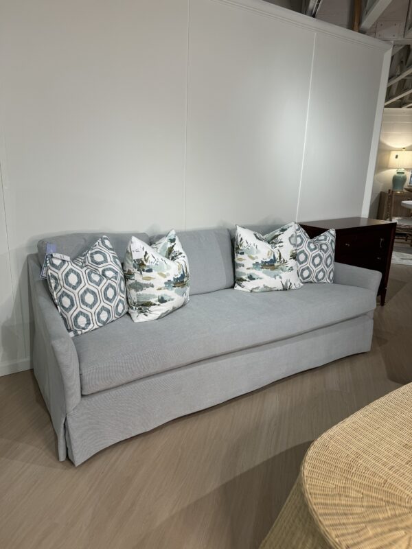 Lee Industries 3 Over 1 Memory Down Skirted Sofa | Gentry Spa - Image 2