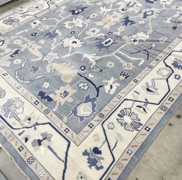 9 x 12 Turkish oushack rug - Image 4