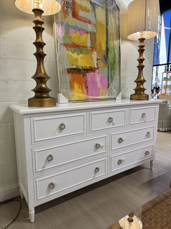 Cholet 7 drawer dresser in white finish - Image 2