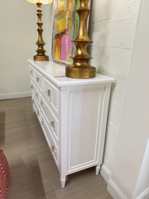 Cholet 7 drawer dresser in white finish - Image 4