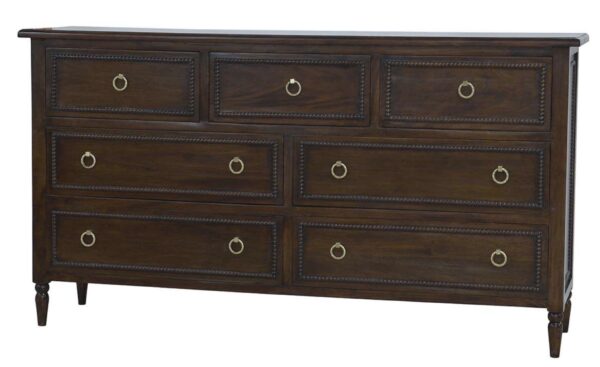 Cholet 7 drawer dresser in TKB finish