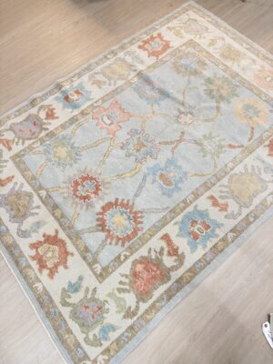 5x7 Turkish knot oushack rug! 100% wool