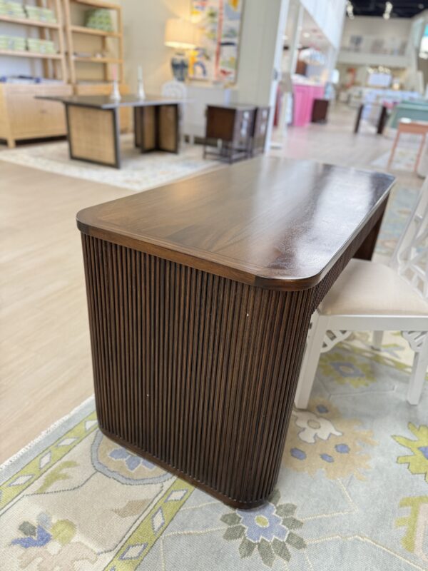 Teak brown writing desk