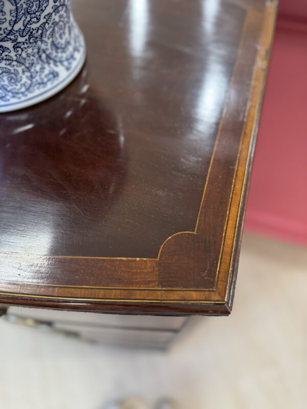 American BowFront Chest in Mahogany with inlay banding Copy Copy - Image 3