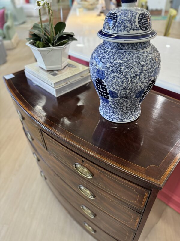 American BowFront Chest in Mahogany with inlay banding Copy Copy - Image 2