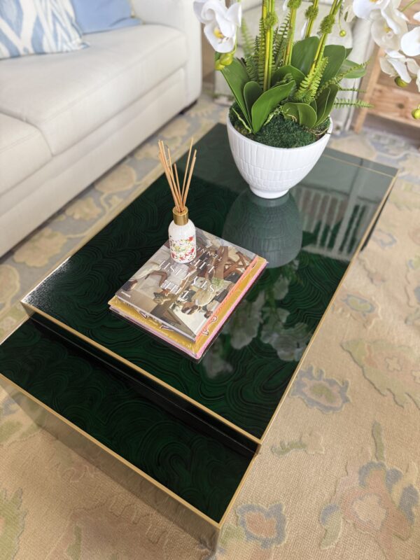Chelsea house chatsworth green and gold Coffee Table - Image 5