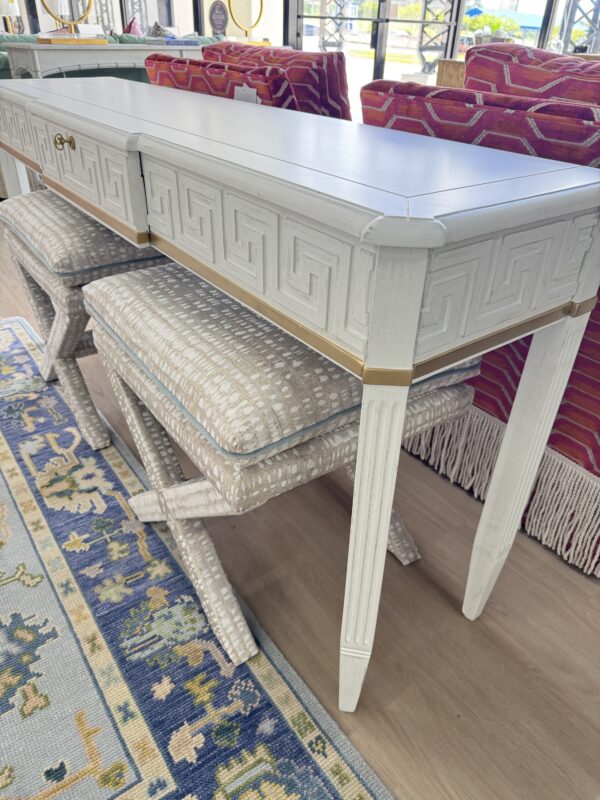 Theo Greek key console table - Image 2