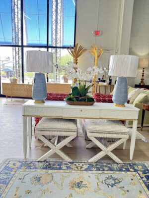 Theo Greek key console table