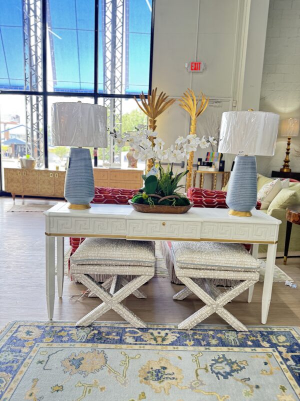 Theo Greek key console table