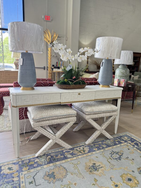 Theo Greek key console table - Image 4