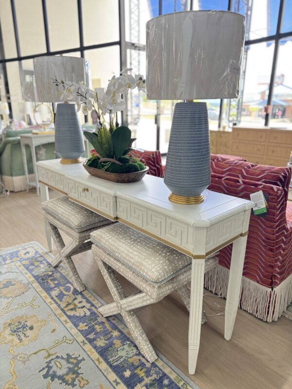 Theo Greek key console table - Image 9