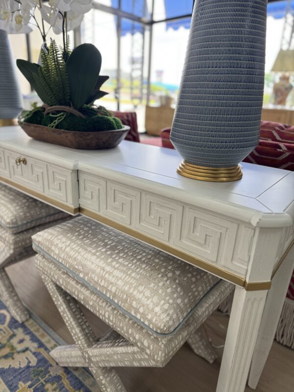 Theo Greek key console table - Image 13