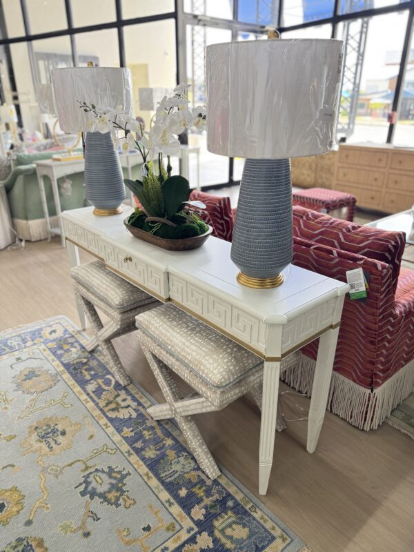 Theo Greek key console table - Image 12