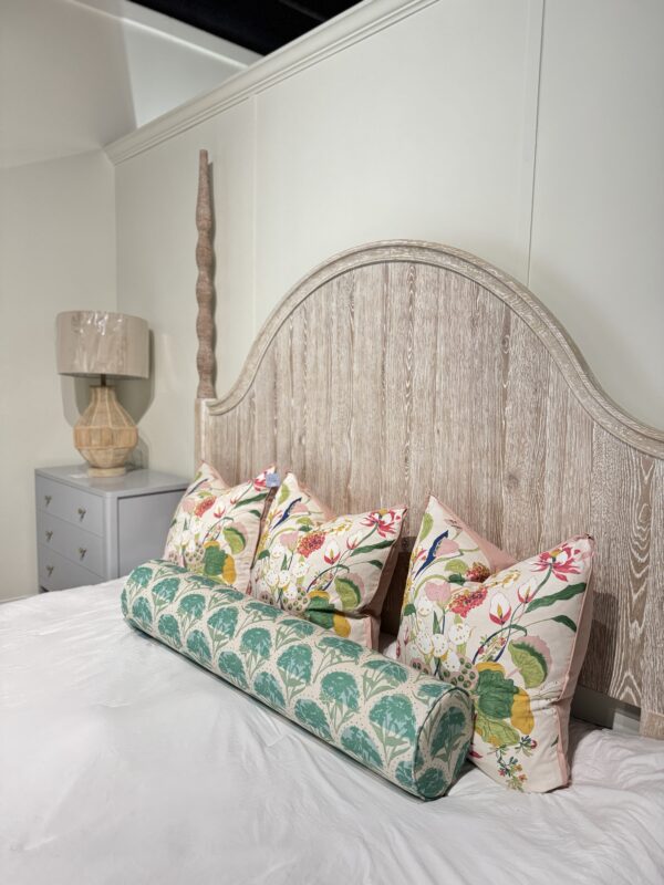 Jetty driftwood rattan poster bed KING - Image 2