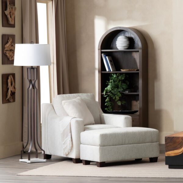 Luna performance fabric chair and ottoman set! Chair is $1200 ottoman is $450 - Image 3