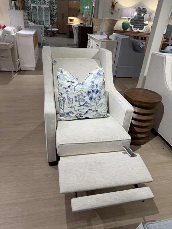 ELECTRIC RECLINER SET! $2950 EACH-  must be plugged in and these include a USB and USB-C port to charge your phone! Covered in performance fabric, crypton nomad snow - Image 6