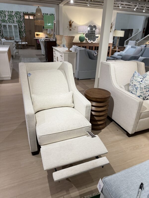 ELECTRIC RECLINER SET! $2950 EACH-  must be plugged in and these include a USB and USB-C port to charge your phone! Covered in performance fabric, crypton nomad snow - Image 3