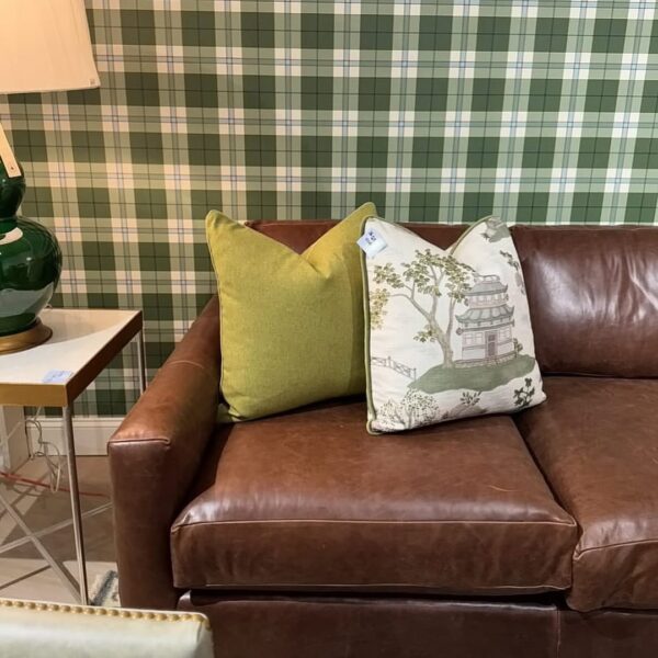 NEW | 3 cushion dark genuine leather sofa!