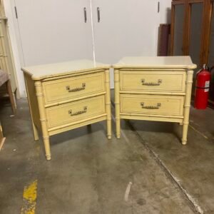Vintage | Henry Link Nightstands | sold as a set | ready to be lacquered in any color