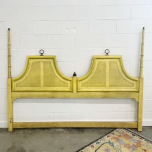 Vintage | Stanley Headboard with Cane Detail | Ready to lacquer