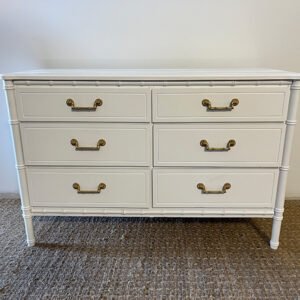 Vintage | Florida Furniture Company 6 Drawer Dresser | Ready to Lacquer