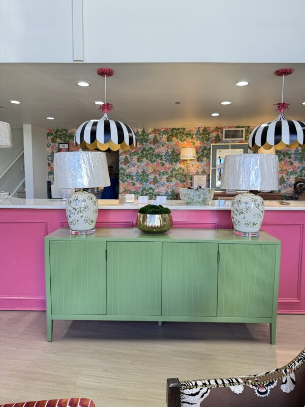 4 door media cabinet lacquered in SW DILL!! - Image 5