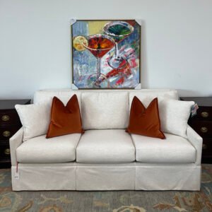 Poppy's Signature Curved Arm Sofa | Nomad Snow (*custom, 4-8 week lead)