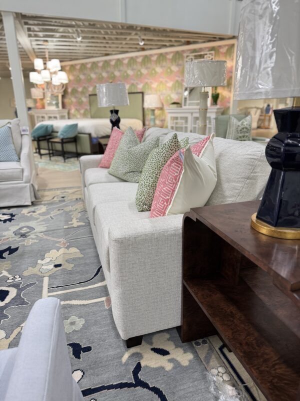 Luna 3 over 3 sofa covered in neutral fabric - Image 2