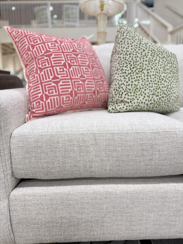 Luna 3 over 3 sofa covered in neutral fabric - Image 4