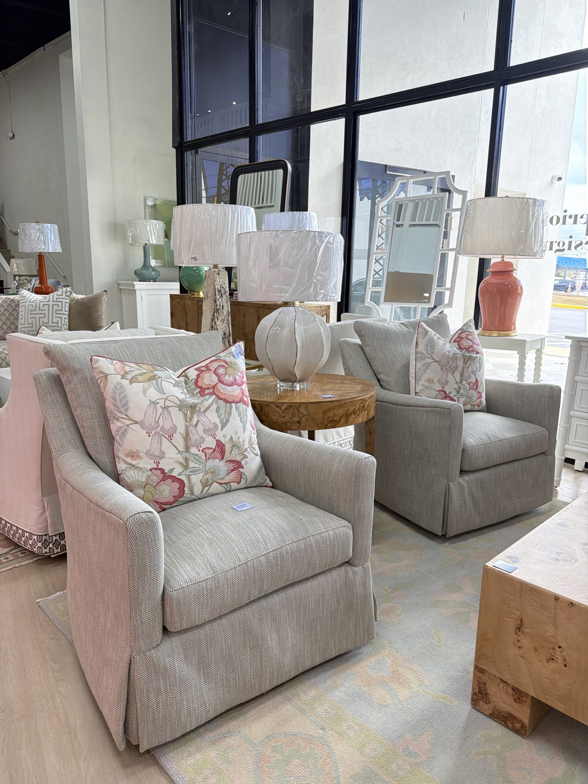 Wesley hall Guilford Swivel Glider Chair Set greenhouse, fabric cleaning code S