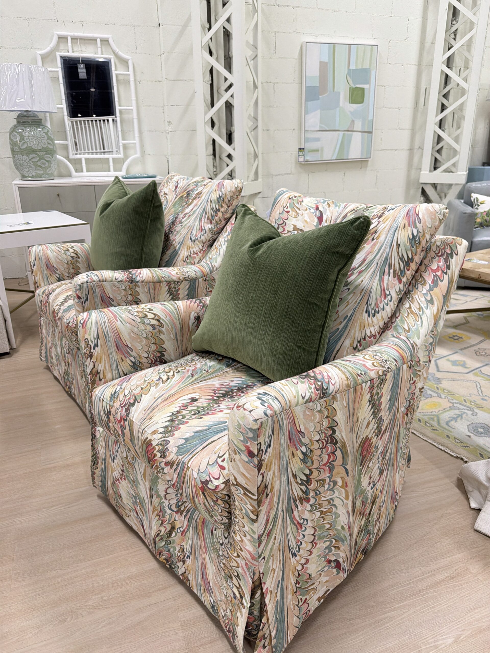 Wesley hall Guilford Swivel Glider Chair Set array, multi, fabric cleaning code S