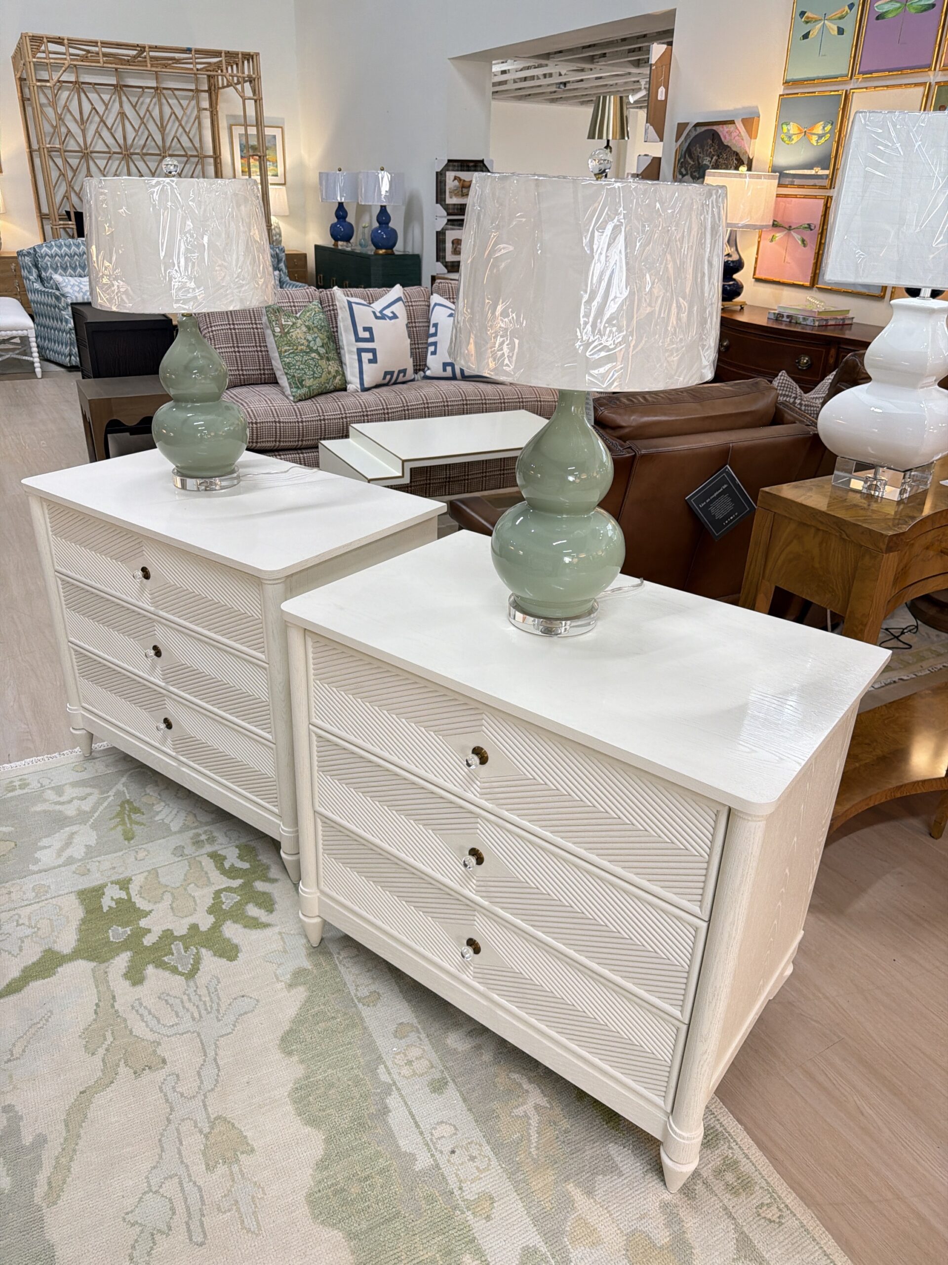 Villa & House Felicity 3-Drawer End Table set - Image 2