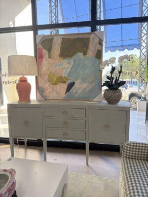 Westminister linen blue wrapped sideboard