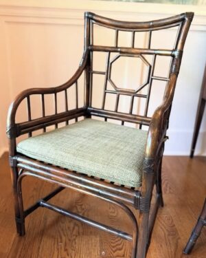 Vintage | Bamboo Arm Dining Chairs