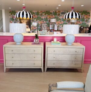 Wanderlust chest with gold knob hardware