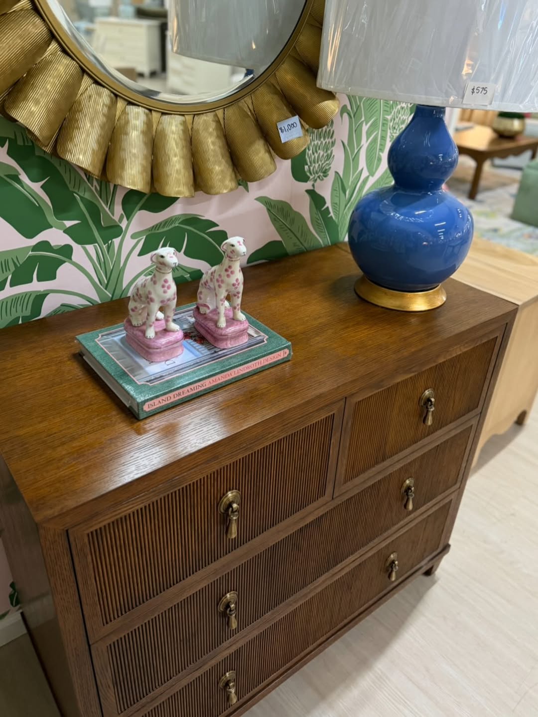Pascal four drawer chest in brown oak - Image 4