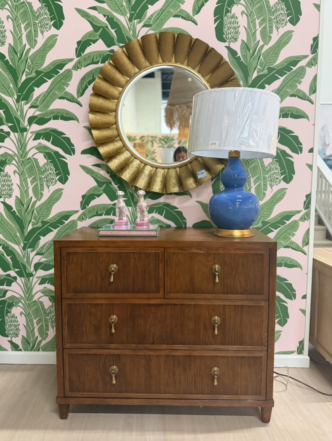 Pascal four drawer chest in brown oak - Image 3
