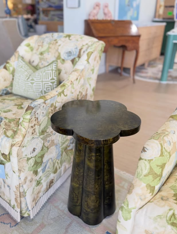 Tuscan Olive Burl Callie Accent Table - Image 2