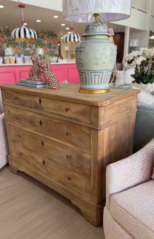 VINTAGE | 4 drawer Wooden chest - Image 2
