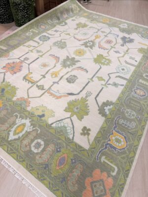 9x12 Turkish Rug | Green border